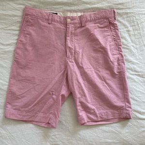 Mens pink polo shorts